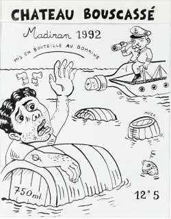 Muzo Illustration... | MUZO Illustration pour une étiquette de Château Bouscassé... | Vermot et Associés
