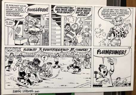 Lodewijk, Martin - Originele, halve pagina (C26) + Luxe album - Agent 327 dl. 14 - Cacoïne en Commando’s - (2006) | Catawiki