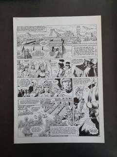 Mitton, Jean-Yves - Planche originale - Quetzalcoatl T.3 - Les cauchemars de Moctezuma - (1998) | Catawiki