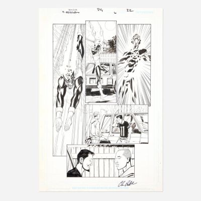 Chris Batista and Dan Green, Firestorm #6 Story Page 22 Original Art (DC Comics, 2004) | Landry Pop Auctions