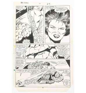 Lot 1026 - WILSON, R. & M. CARLIN. THE THING VS. TITANIA. ORIGINAL PAGE