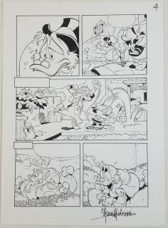 Lara Molinari - Tavola Originale n. 4 "Paperone Supereroe" - Page volante - (1995) | Catawiki