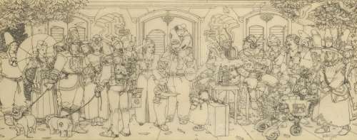 MOEBIUS et DARROW La Cité feu Encre de Chine sur calque pour cette grande | Millon