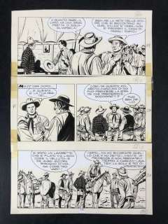 Tex n. 86 - tavola originale "Proteus Arrestate Tex Willer!" - Page volante | Catawiki