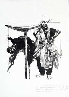 Sergio Toppi - illustrazione originale | Catawiki