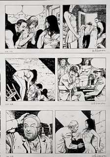 Milo Manara - original page "Les Yeux de Pandora/Gli occhi di Pandora" - Page volante - (2007) | Catawiki