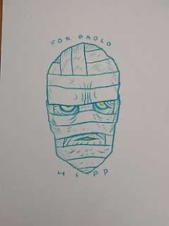  - Gyakushu - Dan Hipp disegno originale Gyakushu - Page volante - Éditions diverses 