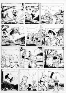 Mittéï - Tibet | Les 3 A, planche n°5 Ã  l’encre de Chine de l’ép… | Banque Dessinée