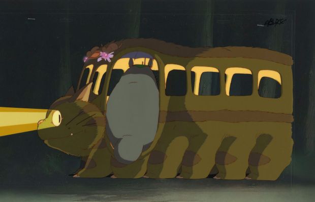 Hayao Miyazaki (宮崎... - Lot 151 - Hayao Miyazaki (宮崎 駿) Mon voisin Totoro (となりのトトロ) Chat-bus...