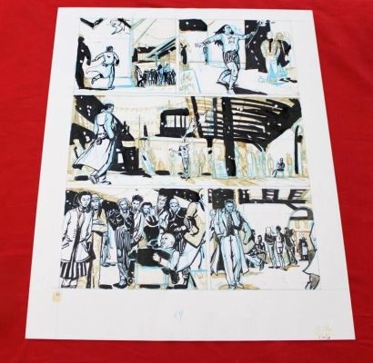 Lot 280 - Original Art Paul Pope pg62 Ballad Dr Richardson | misc / divers