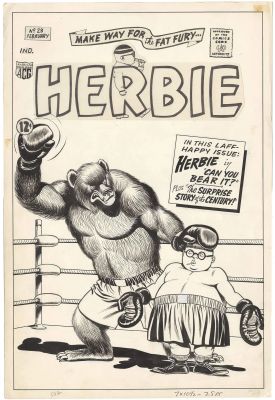 Kurt Schaffenberger | Herbie #23 Cover (Large Art) | Nostalgic Investments