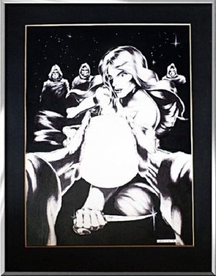 STEVE LEIALOHA Grande illustration originale Into Eternity SF/Fantastique 1971 | eBay Europe (Buy It Now)