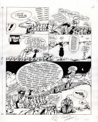 F’murrr. Planche originale Génie des alpages | BDEnchères