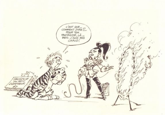 Lot 578 - Dany. Illustration originale Ca vous intéresse ? | BDEnchères