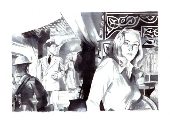 Lot 689 - Vrancken. Illustration originale Enfants du ciel | BDEnchères