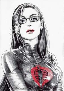 Fred Ian - G.I. Joe Baroness Illustration