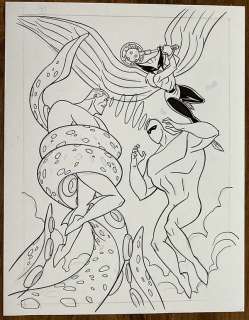 Tim Levins - Aquaman, Hawkgirl, and Amazo