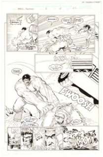 Pop Mhan and Mike Witherby - Marvel Fanfare #2 Story Page 15 Original Art (Marvel, 1996).