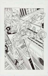 Mark Bagley And Al Vey | Fantastic Four #53 (482) Story Page 22 Original Art (Marvel, 2002). | Heritage