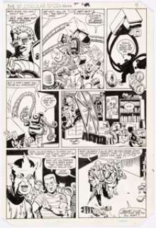 Ed Hannigan, Al Milgrom, and Rick Mahyar The Spectacular Spider-Man #72 Story Page 7 Original Art (Marvel, 1982).... | Heritage