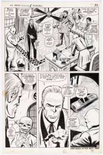 Larry Lieber, John Romita Sr., And Mike Esposito | Amazing Spider-Man Annual #5 Story Page 28 Red Skull Original Art... | Heritage