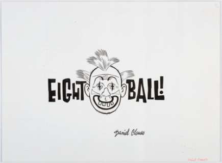 Daniel Clowes | Eightball Logo Illustration Original Art (Fantagraphics, 1994).... | Heritage