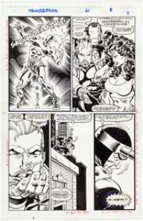 Ron Frenz And Al Milgrom | Thunderstrike #21 Story Page 8 Original Art (Marvel, 1995).... | Heritage