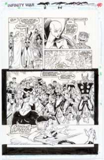 Lim, Ron | Ron Lim and Al Milgrom The Infinity War #2 Story Page 34 Original Art (Marvel, 1992).... | Heritage
