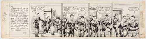 Forrest, Hal - Hal Forrest and Reynold Brown Tailspin Tommy Daily Comic Strip Original Art dated 6-28-37 (Bell Syndicate, 1937)....