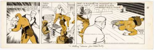 McCoy, Wilson | Wilson McCoy The Phantom Daily Comic Strip Original Art dated 4-8-49 (King Features Syndicate, 1949). ... | Heritage