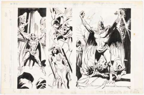 Colan, Gene | Gene Colan and Dick Giordano Strange Tales #173 Story Pages 14-15 Original Art (Marvel, 1974).... | Heritage