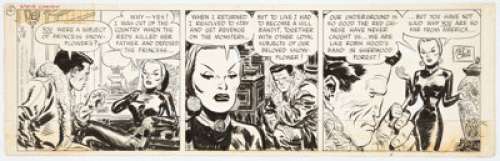 Caniff, Milton | Milton Caniff Steve Canyon Daily Comic Strip Original Art dated 5-18-61 (Field Enterprises, 1961).... | Heritage