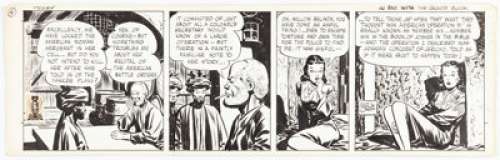 Caniff, Milton | Milton Caniff Terry and the Pirates Daily Comic Strip Original Art dated 11-30-44 (News Syndicate Co., 1944). ... | Heritage