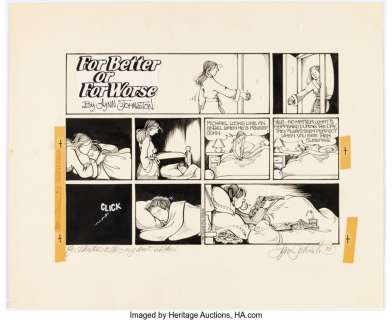 Johnston, Lynn | Lynn Johnston For Better or For Worse Sunday Comic Strip Original Art dated 1-17-88 (Universal Press Syndicate, 19... | Heritage