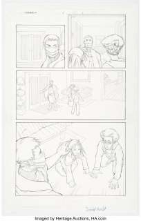 Alphona, Adrian - Adrian Alphona and David Newbold Runaways #5 Story Page 11 Original Art (Marvel, 2003)....