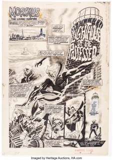 Sutton, Tom | Tom Sutton Vampire Tales #4 Story Page 1 Original Art (Marvel, 1974).... | Heritage