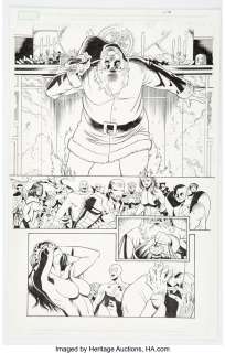 Brown, Reilly - Reilly Brown and Pat Davidson Marvel Holiday Special #1 Story Page 15 Original Art (Marvel, 2006)....