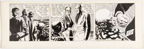Raymond, Alex | Alex Raymond Rip Kirby Daily Comic Strip Original Art dated 2-13-51 (King Features Syndicate, 1951). ... | Heritage