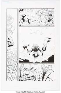 Ottley, Ryan - Ryan Ottley and Cliff Rathburn Invincible #115 Story Page 3 Original Art (Image, 2014).... (Total: 2 Original Art)