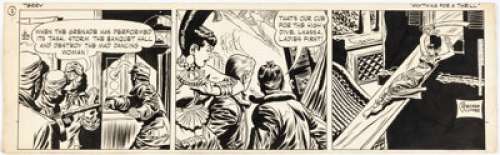 Wunder, George | George Wunder Terry and the Pirates Daily Comic Strip Original Art dated 6-20-50 (News Syndicate, 1950). ... | Heritage