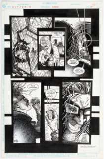 Snyder III, John K. - John K. Snyder III and Jay Geldhof Mister E #3 Story Page 14 Original Art (DC, 1991)....