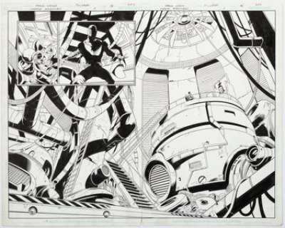 Garcia, Manuel - Manuel Garcia and Al Milgrom Strange Adventures #1 Double-Page Spread 14-15 Original Art (DC, 2009)....