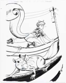 Marvel Artist - Joe Quinones The Unbeatable Squirrel Girl #2 Variant Cover Original Art (Marvel, 2015)....