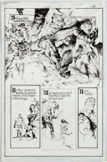 Mannion, Steve - Steve Mannion Strange Fairy Tales #1 Story Page 21 Original Art (Big Hairy Ape Comics, 1992)....