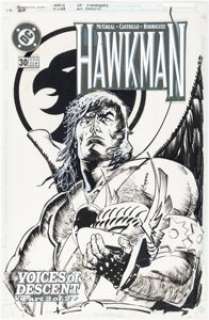 Chaykin, Howard | Howard Chaykin Hawkman #30 Cover Original Art (DC, 1996).... | Heritage