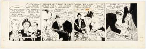Raymond, Alex | Alex Raymond Rip Kirby Daily Comic Strip Original Art dated 6-11-46 (King Features Syndicate, 1946). ... | Heritage