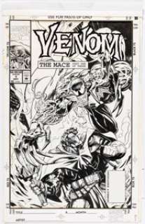 Sharp, Liam | Liam Sharp Venom: The Mace #1 Cover Original Art (Marvel, 1994).... | Heritage