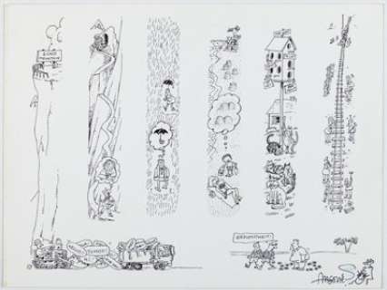 Aragonés, Sergio | Sergio Aragonés MAD Marginal Illustrations Original Art (EC, 2008).... | Heritage