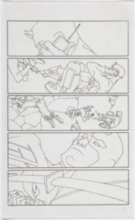 Rob Haynes - Daredevil: Ninja #2 Story Page 11 Original Art (Marvel, 2001)....