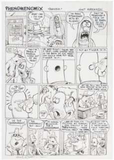 Hunt Emerson - Phenomonomix "Paranoia" Story Page Original Art (Knockabout, 2022)....